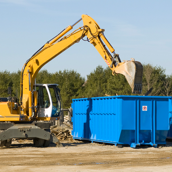 can i choose the location where the residential dumpster will be placed in Carmel Maine